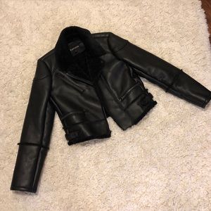 Express leather jacket